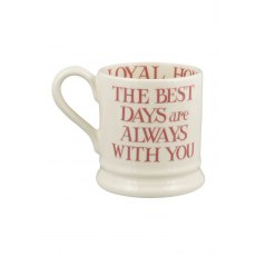 Emma Bridgewater Pink Toast My Brilliant Friend 1/2 Pint Mug Emma Bridgewater Pink Toast My Brilliant Friend 1/2 Pint Mug