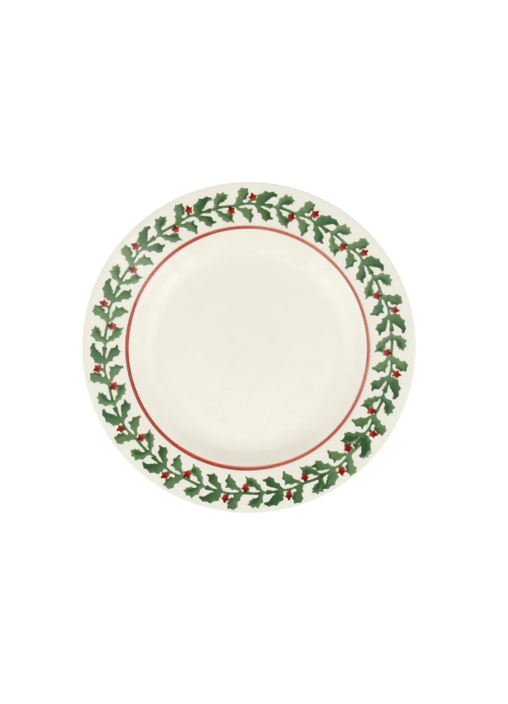 Emma Bridgewater Tiny Holly Small Side Plate 6.5 Inch Emma Bridgewater Tiny Holly Small Side Plate 6.5 Inch