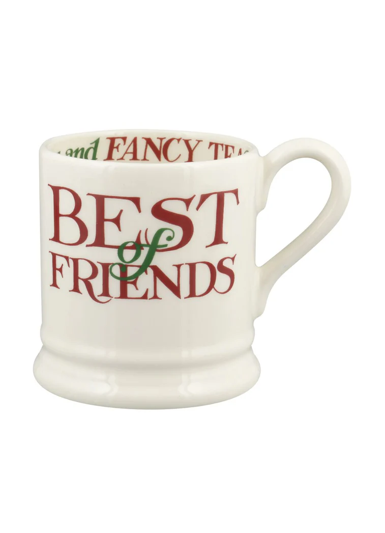 Emma Bridgewater Christmas Toast Best Of Friends 1/2 Pint Mug Emma Bridgewater Christmas Toast Best Of Friends 1/2 Pint Mug