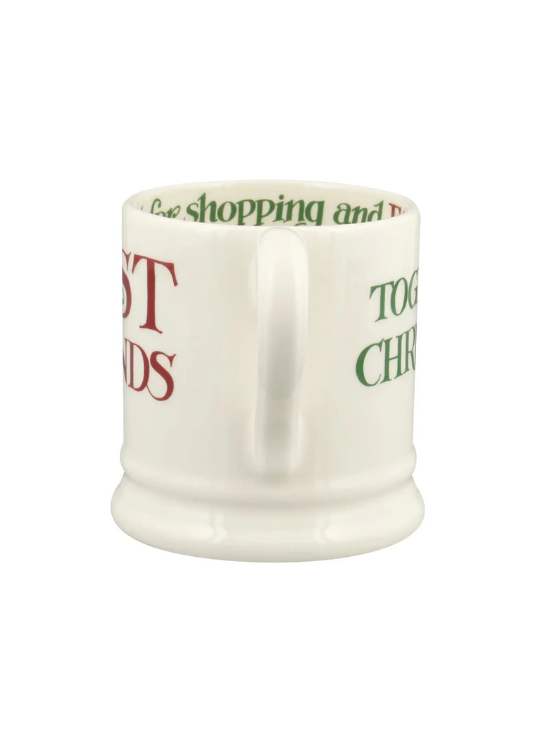 Emma Bridgewater Christmas Toast Best Of Friends 1/2 Pint Mug Emma Bridgewater Christmas Toast Best Of Friends 1/2 Pint Mug