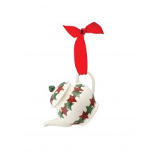 Emma Bridgewater Christmas Stars Tiny Teapot Decoration Boxed Emma Bridgewater Christmas Stars Tiny Teapot Decoration Boxed