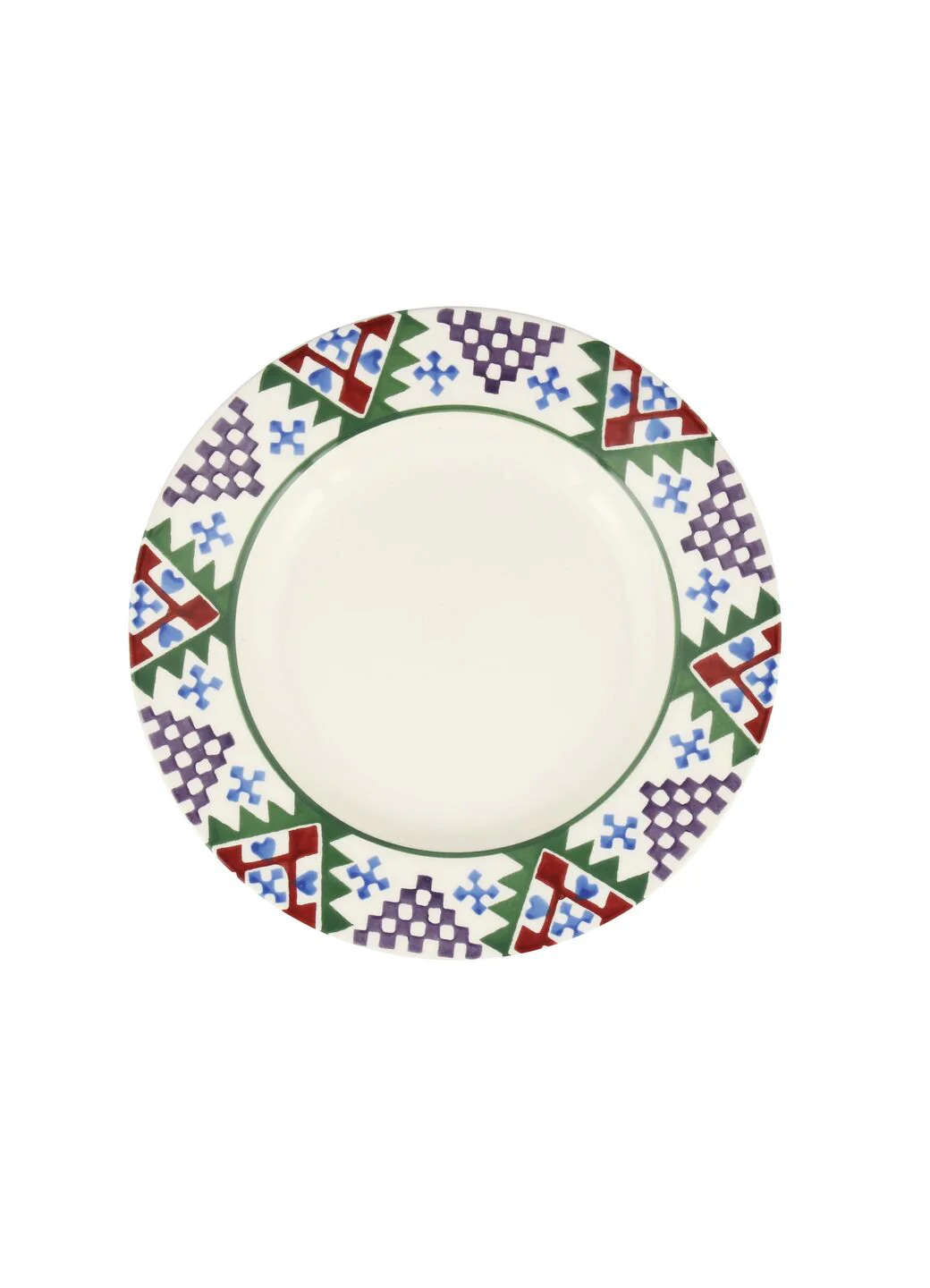 Emma Bridgewater Christmas Quilt Medium Dinner Plate 8.5 Inch Emma Bridgewater Christmas Quilt Medium Dinner Plate 8.5 Inch