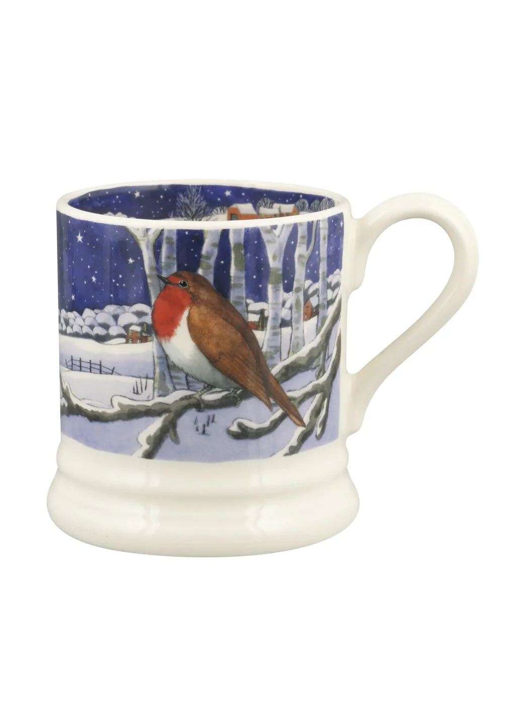 Emma Bridgewater Midnight Robin 1/2 Pint Mug Emma Bridgewater Midnight Robin 1/2 Pint Mug