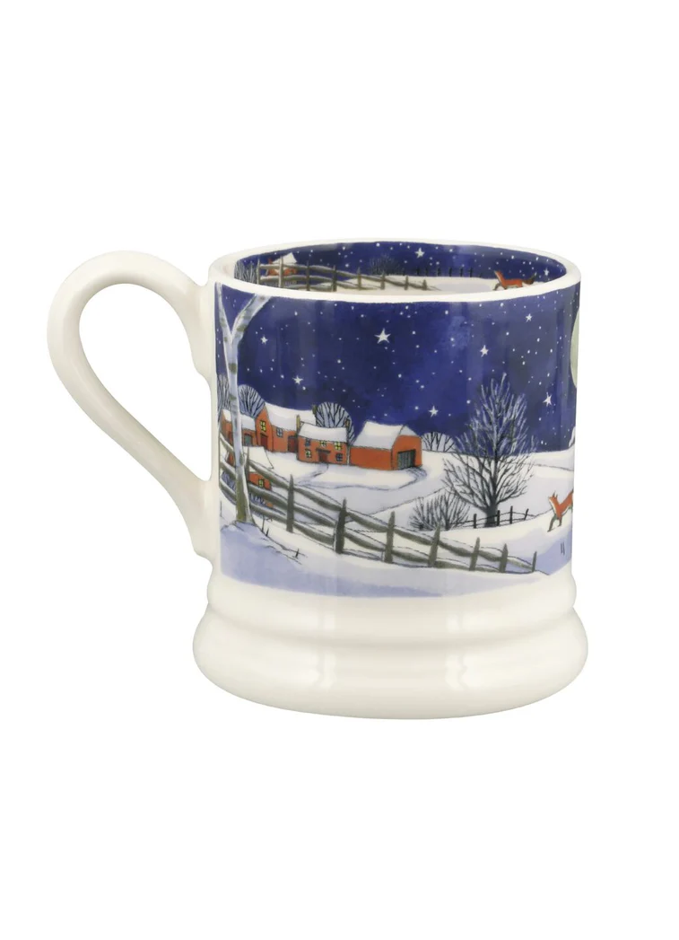 Emma Bridgewater Midnight Robin 1/2 Pint Mug Emma Bridgewater Midnight Robin 1/2 Pint Mug
