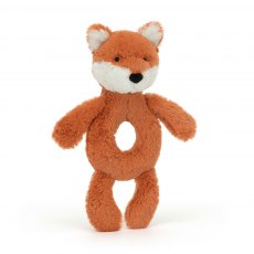 Jellycat Bashful Fox Cub Ring Rattle Jellycat Bashful Fox Cub Ring Rattle