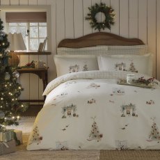 Sophie Allport Cosy Christmas Misty Green Bedding Sophie Allport Cosy Christmas Misty Green Bedding