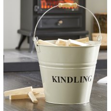 Inglenook Cream Kindling Wood Bucket No Lid Inglenook Cream Kindling Wood Bucket No Lid