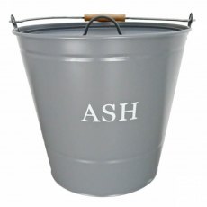 Inglenook Premium Grey Ash Bucket with Lid Inglenook Premium Grey Ash Bucket with Lid