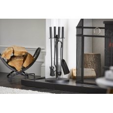 Inglenook 5 Piece Round Base Basic Black Companion Set Inglenook 5 Piece Round Base Basic Black Companion Set