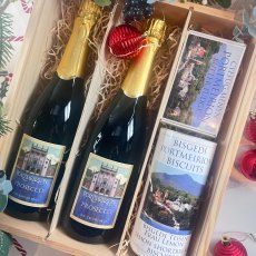Portmeirion Prosecco Duo & Sweet Treats Hamper Box Portmeirion Prosecco Duo & Sweet Treats Hamper Box