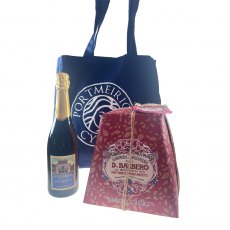 Portmeirion Bubbles & Panettone Gift Tote Bag Portmeirion Bubbles & Panettone Gift Tote Bag