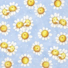 IHR Napkins Sunny Flowers Light Blue IHR Napkins Sunny Flowers Light Blue