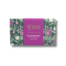 RHS The Rewild Collection Wild Rhubarb & Mint Wrapped Soap 200g RHS The Rewild Collection Wild Rhubarb & Mint Wrapped Soap 200g