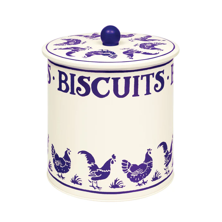 Emma Bridgewater Blue Hens Biscuit Barrel Emma Bridgewater Blue Hens Biscuit Barrel