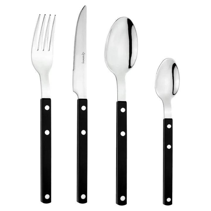 Grunwerg Bistro 24 Piece Cutlery Set - Black Grunwerg Bistro 24 Piece Cutlery Set - Black