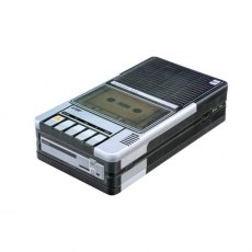Vintage Cassette Recorder Tin
