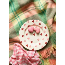 Emma Bridgewater Pink Hearts Medium Dinner Plate 8.5 Inch Emma Bridgewater Pink Hearts Medium Dinner Plate 8.5 Inch