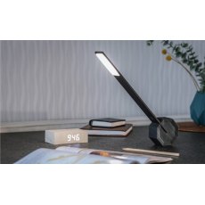 Gingko Octagon One Portable Desk Light - Black