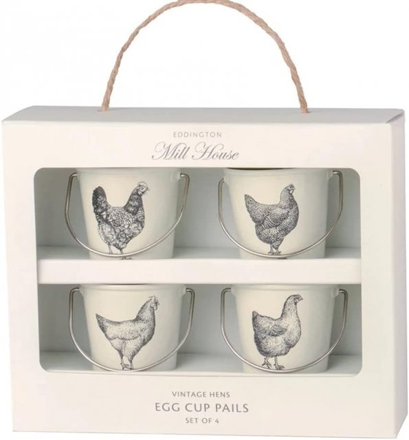 Eddingtons Vintage Hens Egg Cup Pails