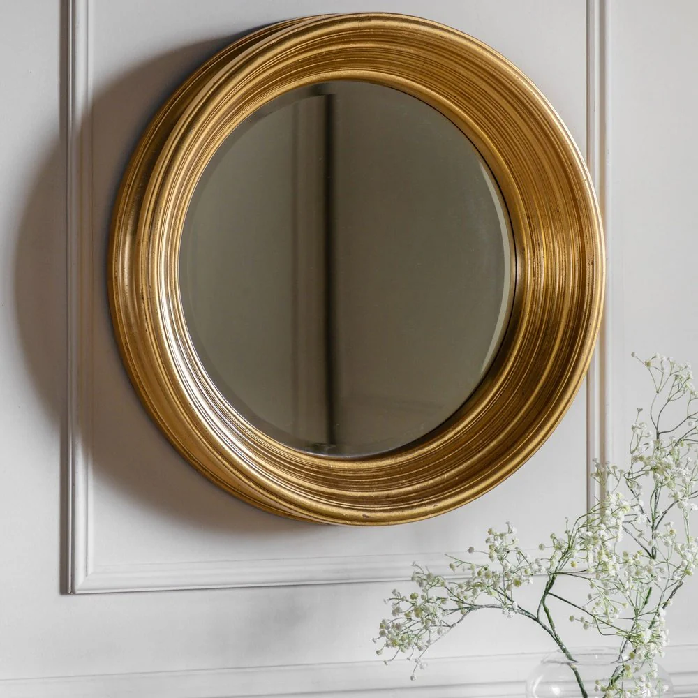 CARYS Round Mirror Gold