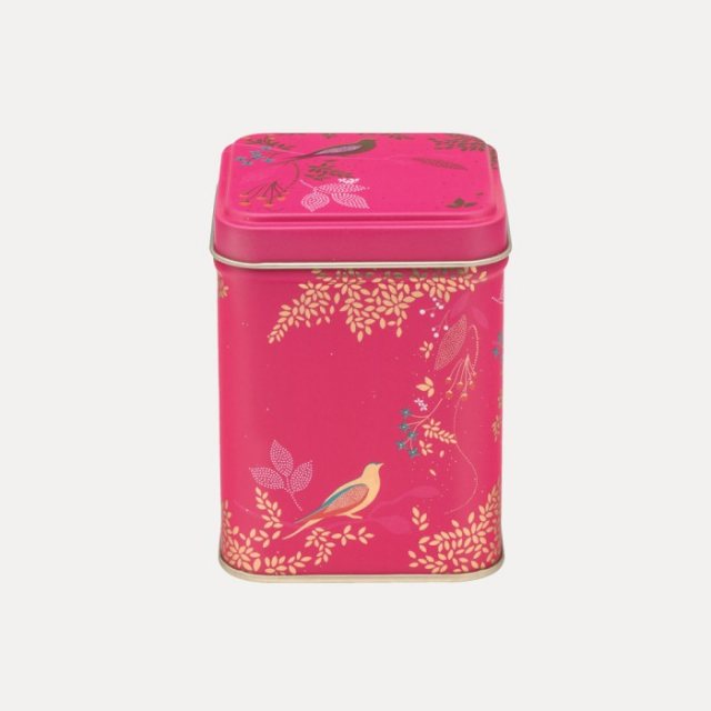 Sara Miller Pink Birds Square Tin