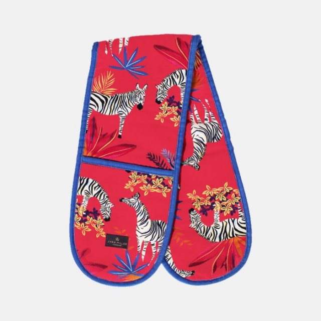 Sara Miller Zebra Double Oven Gloves