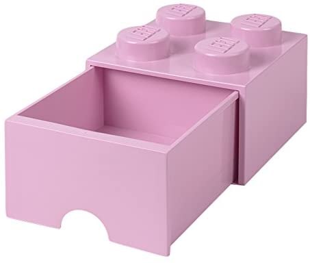 Lego 4-Stud Black Storage Brick Drawer