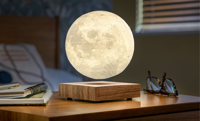 Gingko Smart Moon Lamp Walnut