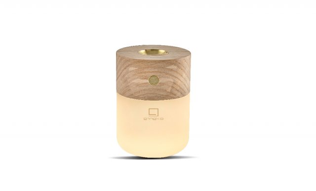 Gingko Smart Diffuser Lamp White Ash