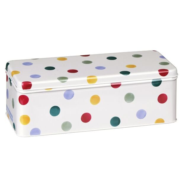 Emma Bridgewater Polka Dot Long Rectangular With Cornish Clotted Cream Shortbread 320g