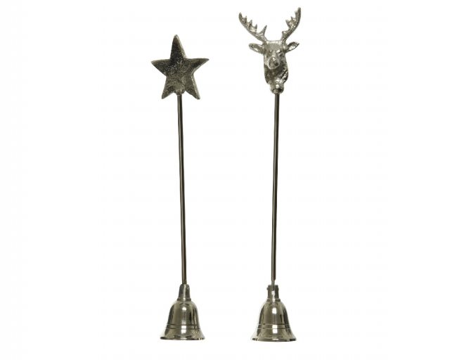 Candle Snuffer Aluminium -  Silver