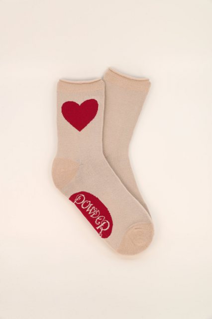 You Have My Heart Ankle Socks Vanilla