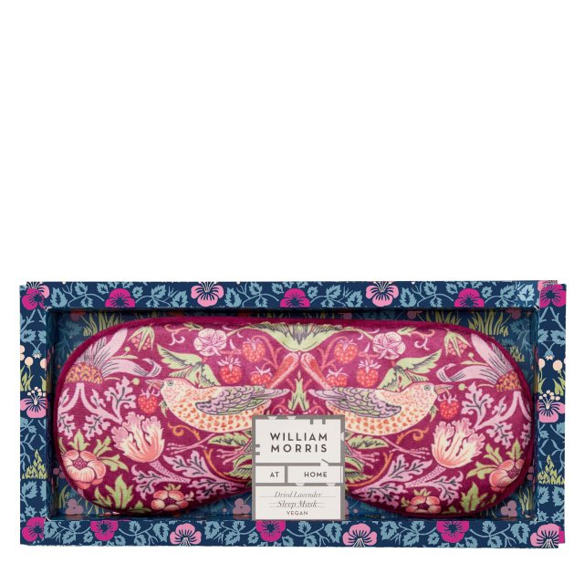 William Morris At Home Strawberry Thief Dried Lavender Sleep Mask