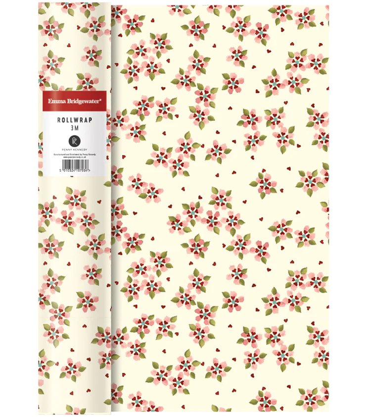 Emma Bridgewater Prairie Blossom Roll Wrap