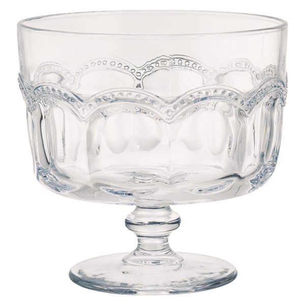 Artland Pearl Ridge Trifle Bowl