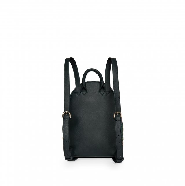 Mini black clearance leather backpack