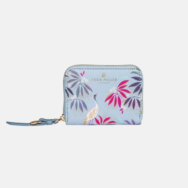 Sara Miller Crane Garden Small Zip Purse