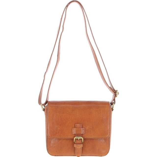 Ashwood Dom Leather Body Bag - Tan