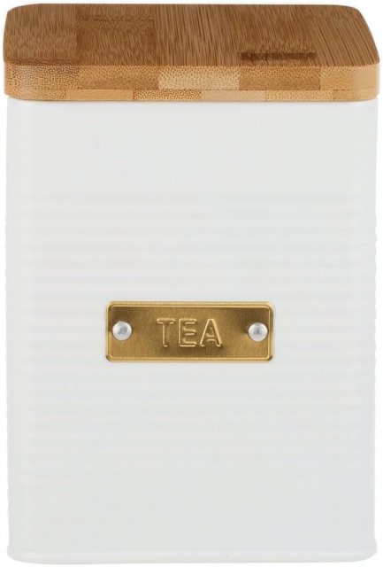 Typhoon Typhoon Otto Square White Tea Storage Tin