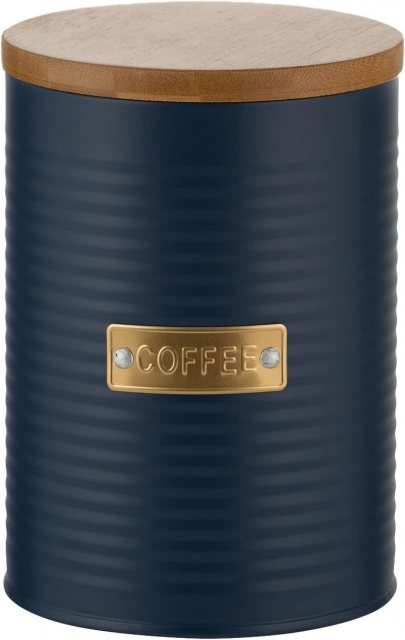 Typhoon Otto Navy Coffee Storage Tin