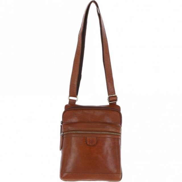 Ashwood Leather Medium Flight Bag Honey