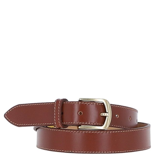 Ashwood Leather Ladies Leather Belt 3cm - Chestnut