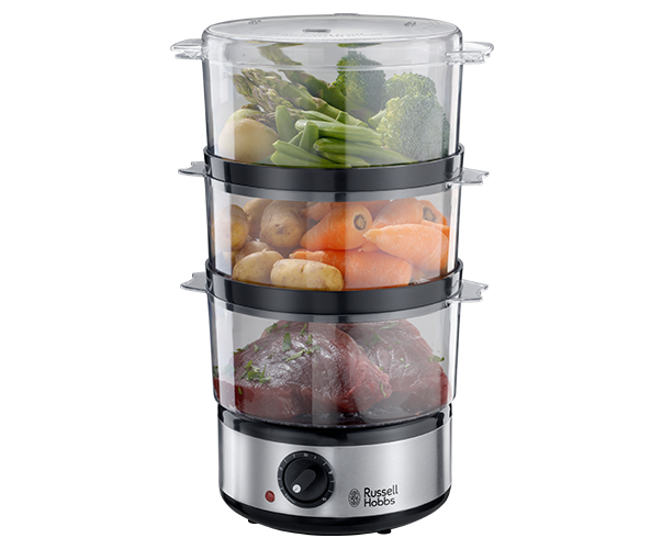 Russell Hobbs Kitchen Collection 3 Tier Food Steamer - Stainless Steel