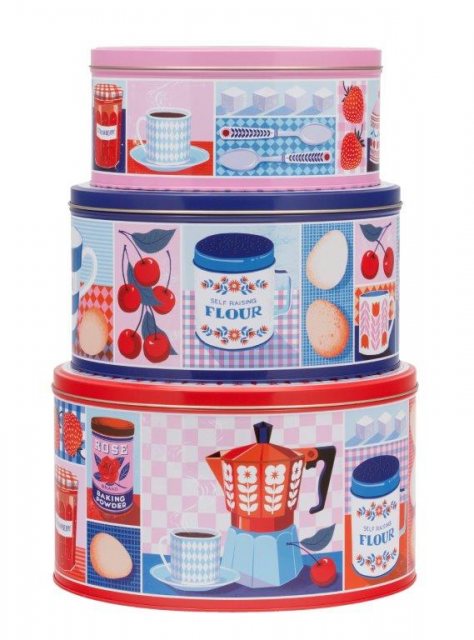 Printer Johnson Set of 3 Round Cake Tins