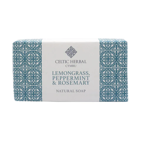 Celtic Herbal Lemongrass, Peppermint & Rosemary Soap 100g