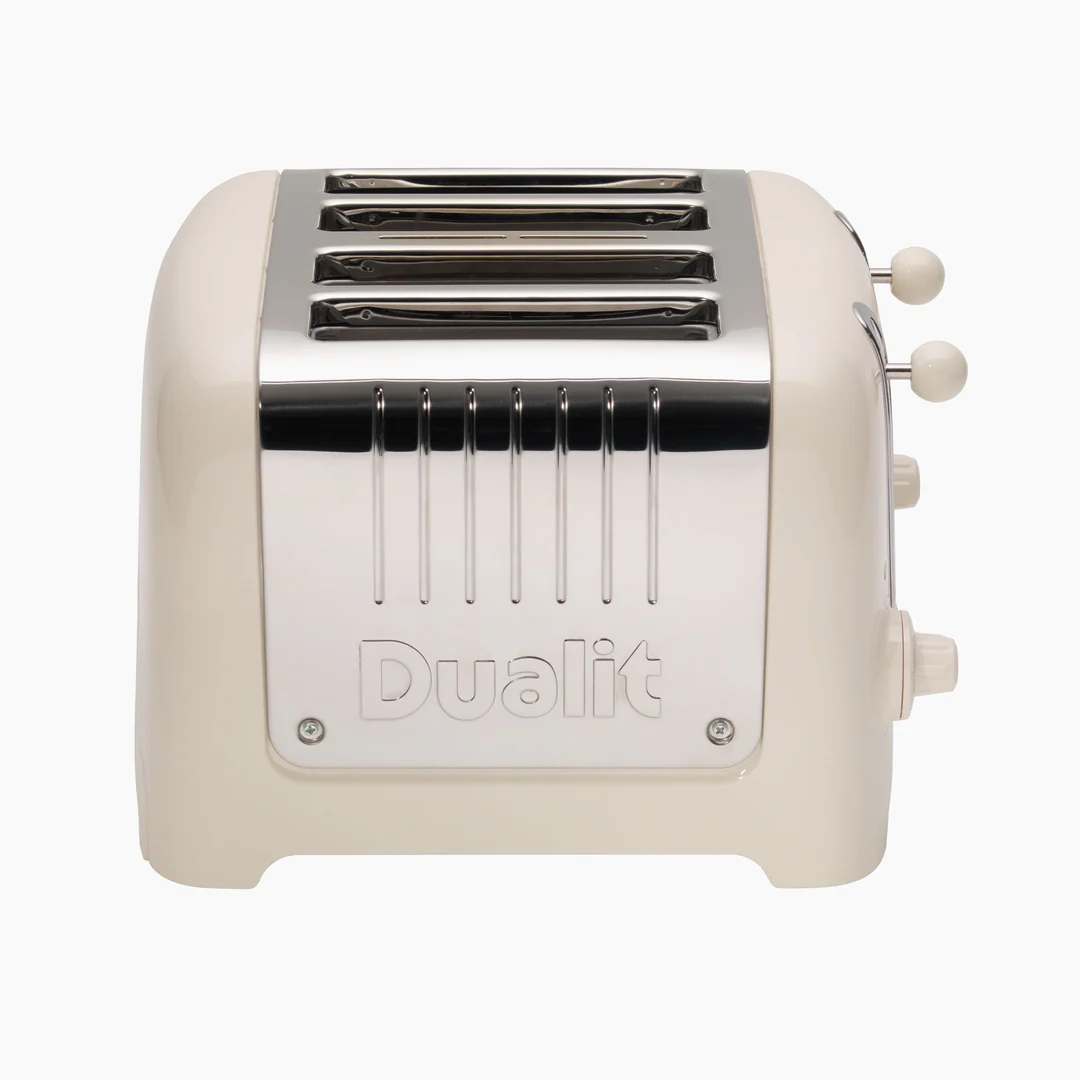 Dualit 4 Slice Lite Toaster | Canvas White