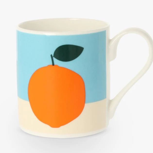 East End Prints Orange Mug