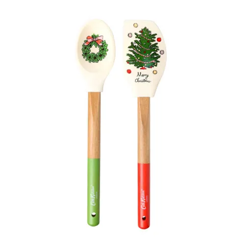 Cath Kidston Christmas Silicone Spatula & Spoon Set