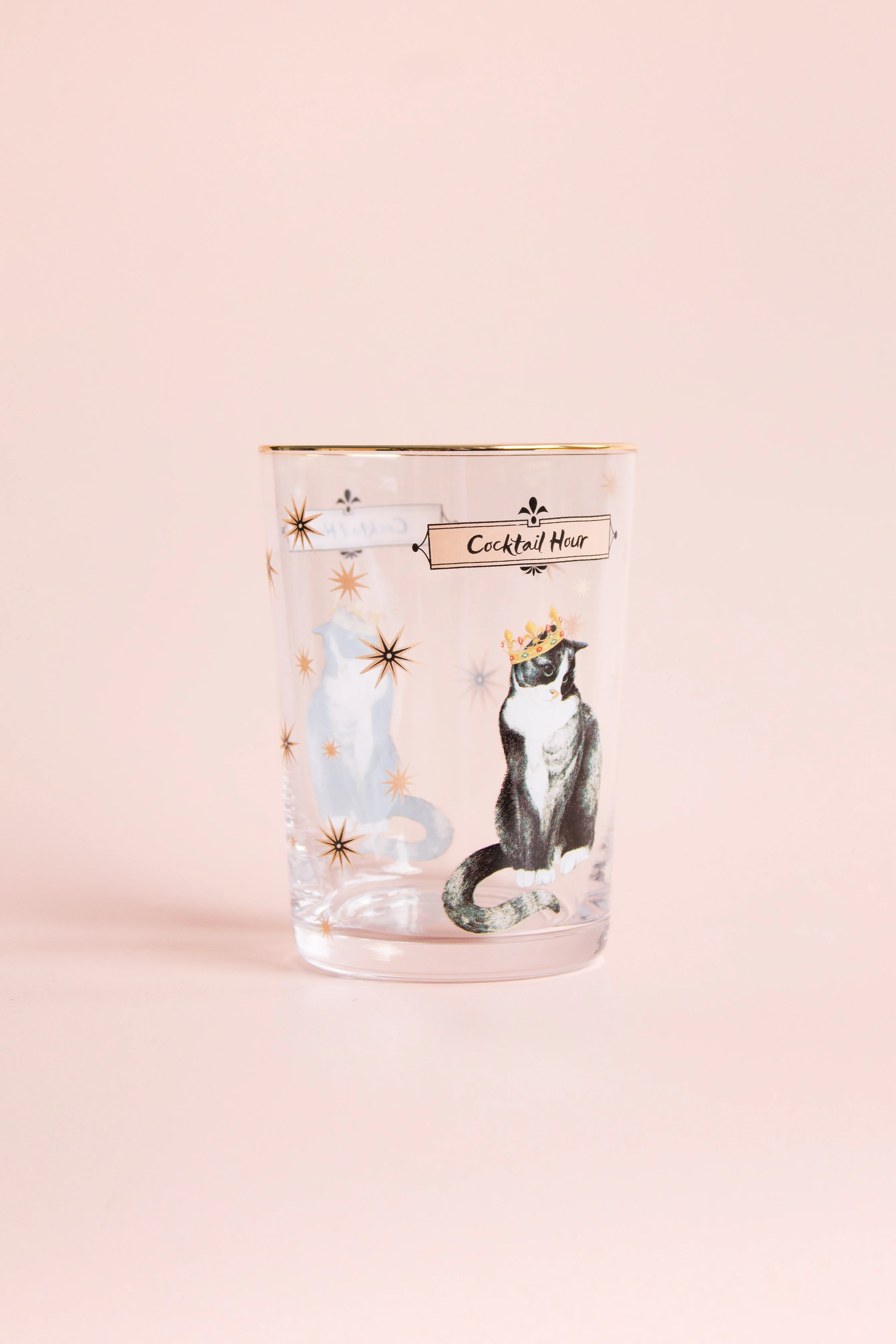 Yvonne Ellen Cat Hi Ball Glass