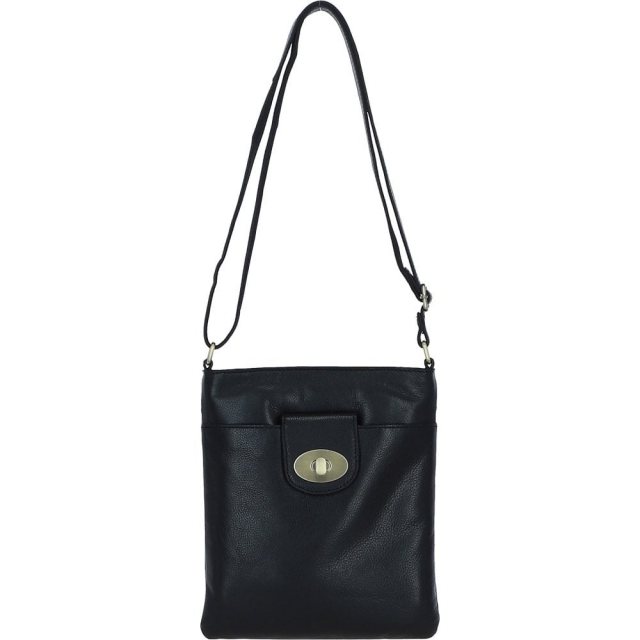 Ashwood Leather Crossbody Bag Black M-87